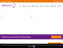 Tablet Screenshot of improcarolo.be